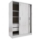 imagen de Placard Orlandi Suave 2 Puertas Corredizas 2 Cajones 124x184x53,5cm Venecia