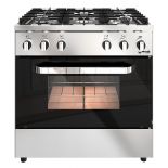 imagen de Cocina Multigas Morelli Acero Ex 5 Hornallas 82cm 16069