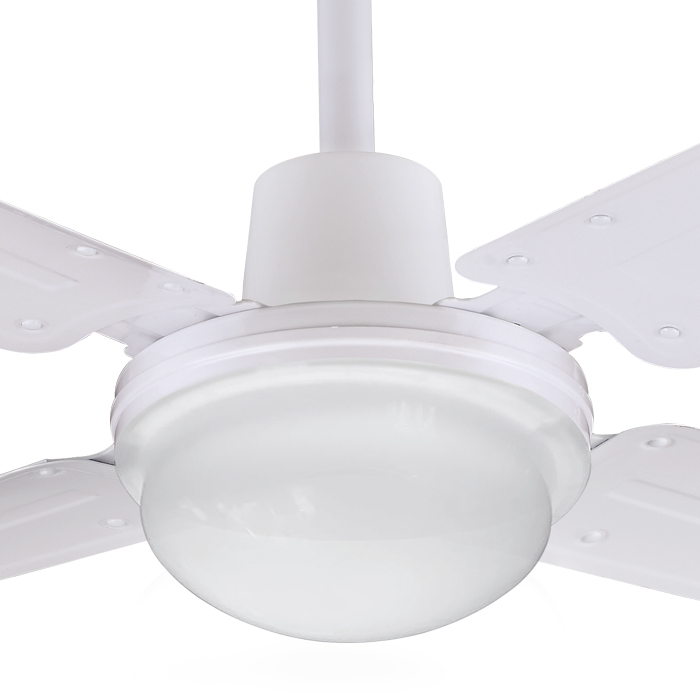 Ventilador, de, Techo, Blanco, 4, Palas, Metálicas, 120, cm, 5, Velocidades, con, Luz, Liliana, VVTHB114.