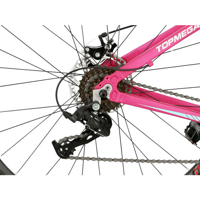 Bicicleta, MTB, Flamingo, R29, Aluminio, Talle, S, 21V, Topmega, 1006256.