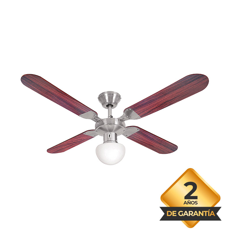 Ventilador, de, techo, 4, Palas, de, Madera, Reversibles, 120, cm, Liliana, VVTHM214.