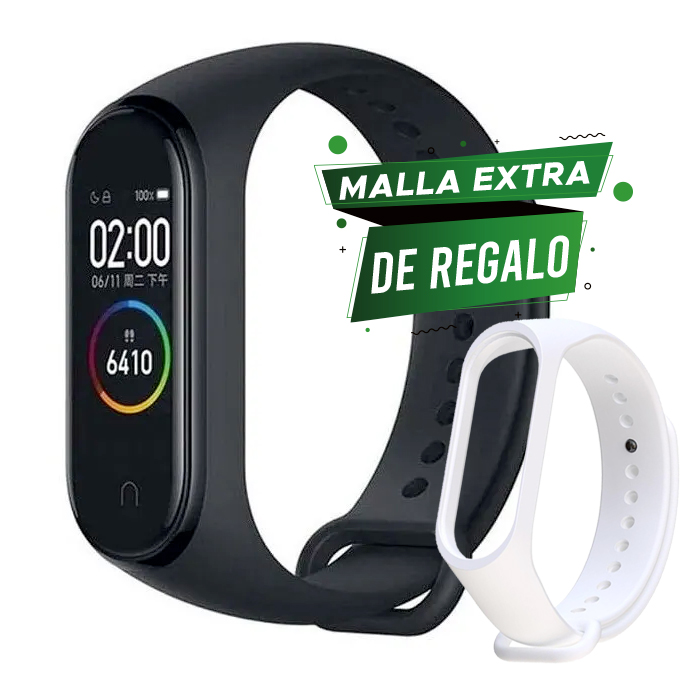 Reloj, Inteligente, Smartband, GR6, Negro, Grow, Home, GR6-NEGRO-BLANC, malla, de, regalo, blanco.