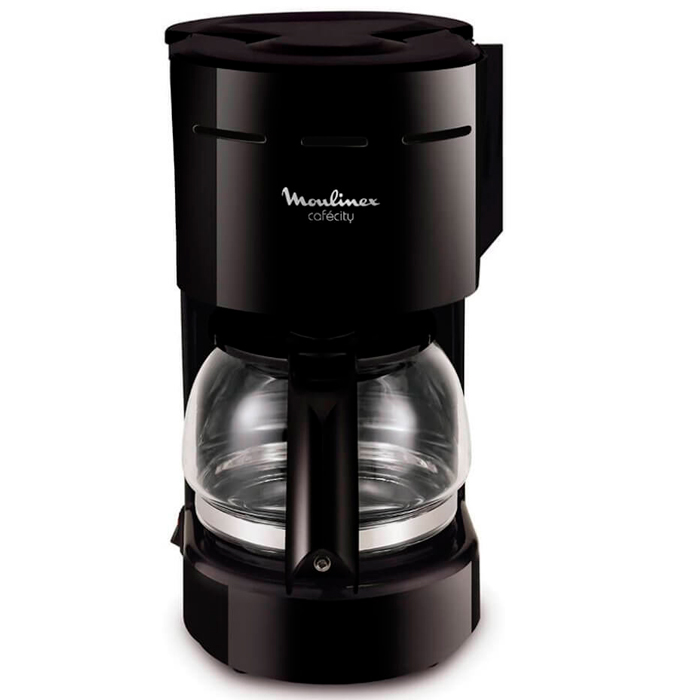 Cafetera, de, Filtro, Moulinex, City, Perfecta, 0.6, litros, Antigoteo, Negra, FG320558.