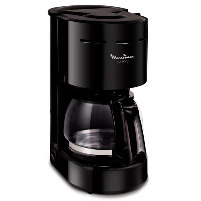 Cafetera, de, Filtro, Moulinex, City, Perfecta, 0.6, litros, Antigoteo, Negra, FG320558.