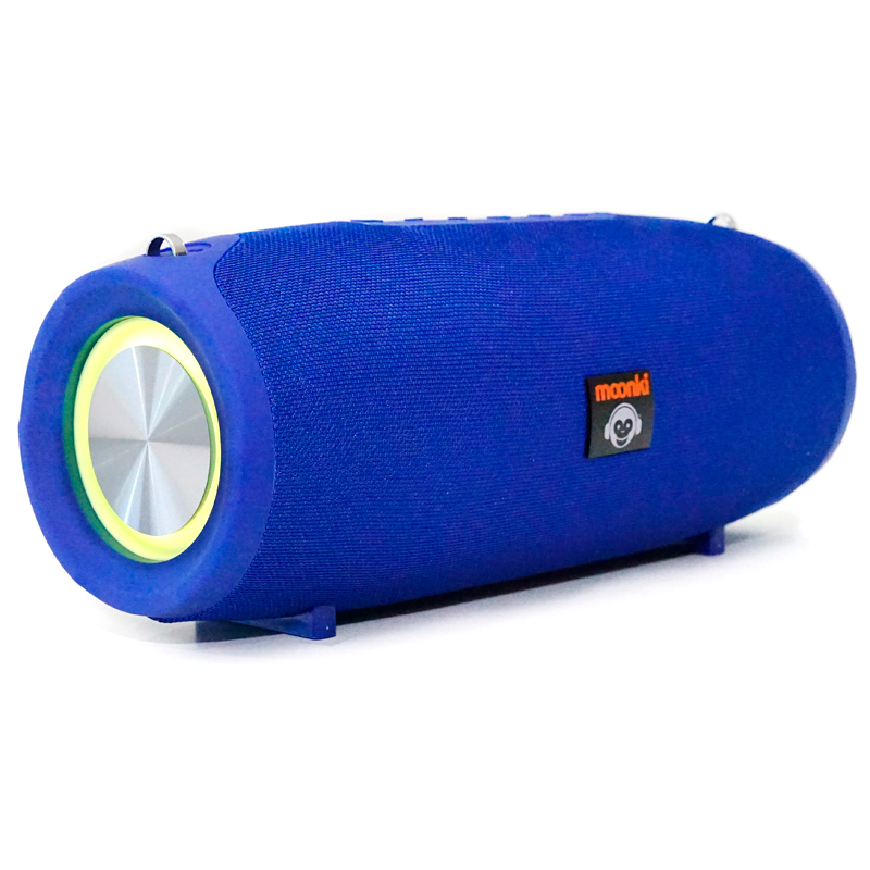 Parlante, parlantes, Portátil, Moonki, Bluetooth, Recargable, Luz, Azul, MO-L2077BT-V2-A.