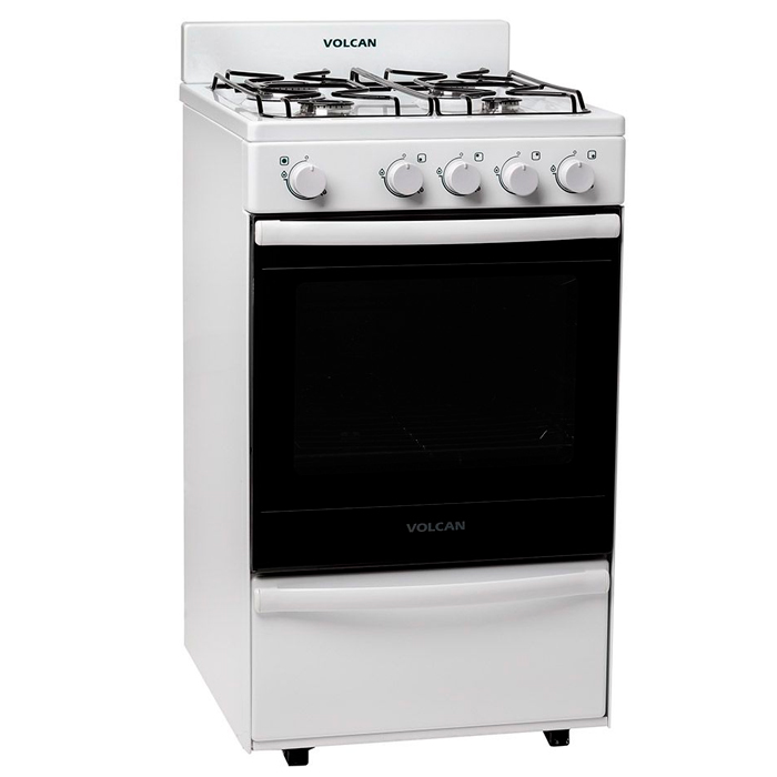 cocina, cocinas, volcan, 50, cm, 50cm, blanco, horno, facil, limpieza, a, gas, natural, 87144VN, 87144V, 4, hornallas, hornalla.