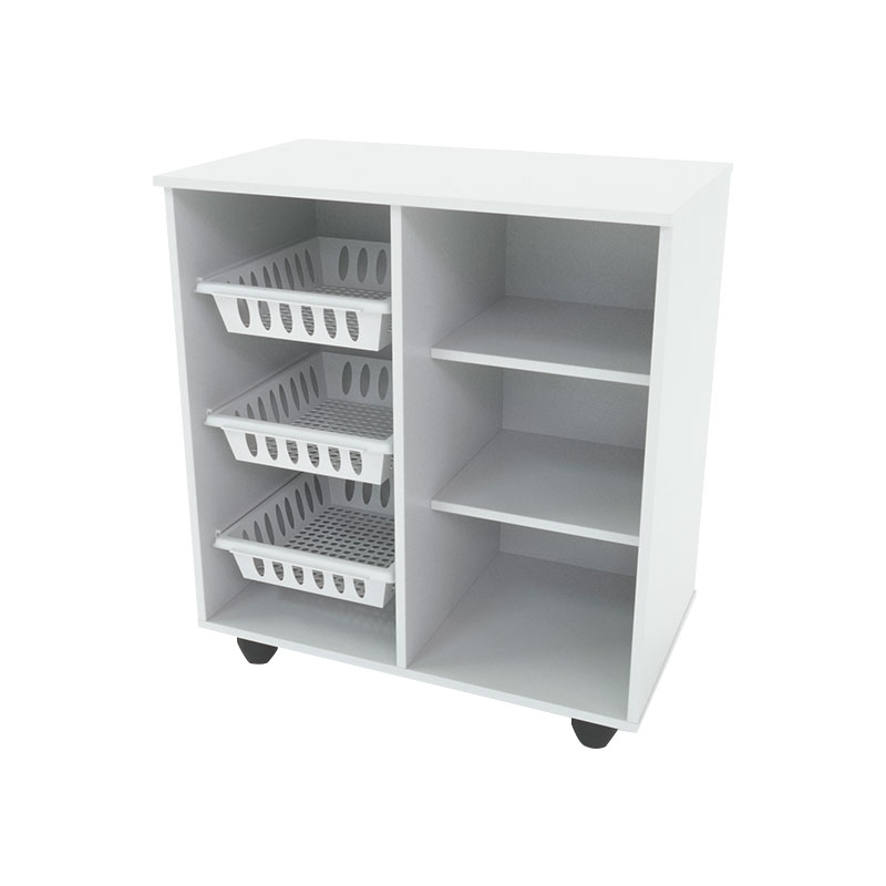 mueble, muebles, de, para, cocina, organizador, organizadores, fruta, frutas, frutero, fruteros, con, 3, canastos, y, estantes, estante, canasto, blanco, delos, DL637BR,.