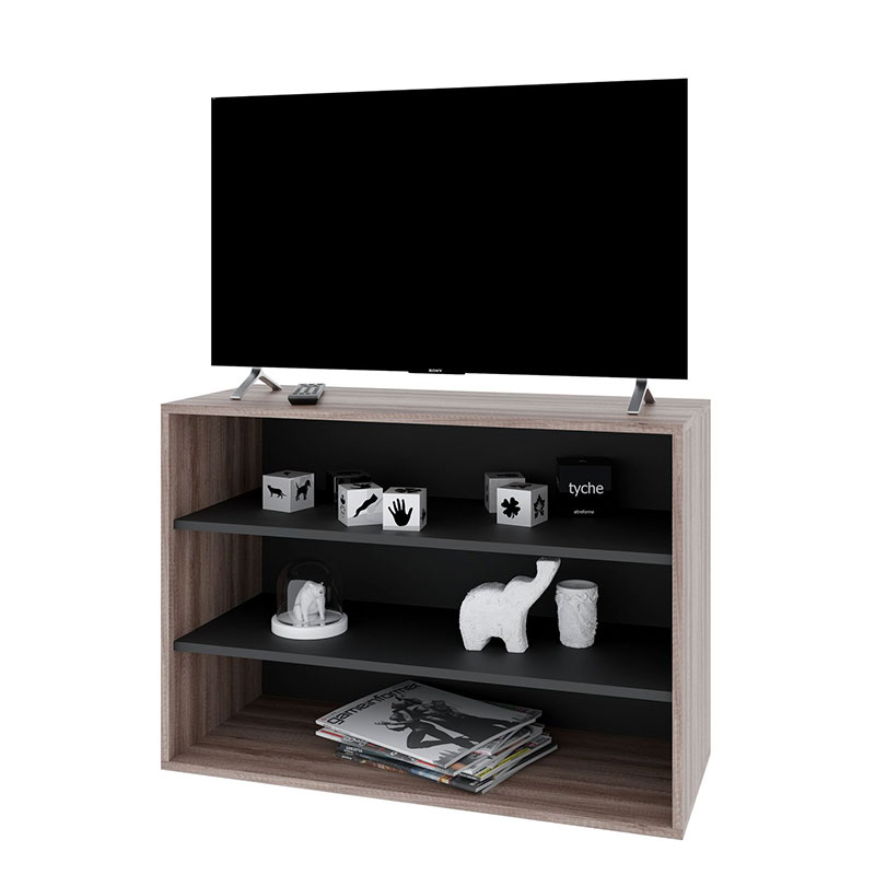 mueble, muebles, para, living, teve, tv, tele, teles, televisor, televisores, television, rack, racks, de, con, estante, estantes, nebraska, negro, delos, DVS01NBN.