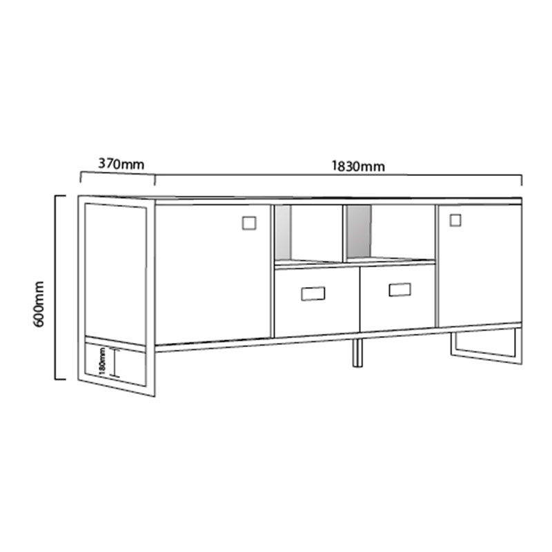 mueble, muebles, para, de, con, living, tv, teve, tele, televisor, televisores, television, hasta, 65, pulgadas, puerta, puertas, cajon, cajones, roble, denver, grafito, delos, DST05RDG.