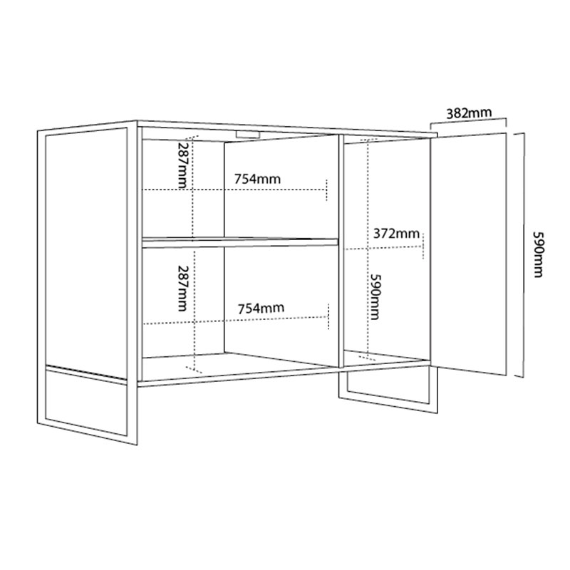 mueble, muebles, de, para, con, comedor, comedores, guardado, guardar, vajilla, vajillas, vajillero, vajilleros, purta, puertas, estante, estantes, roble, denver, grafito, delos, DST11RDG.