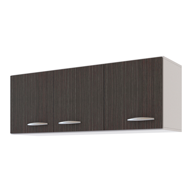 mueble, muebles, para, cocina, cocinas, alacenas, Alacena, 120cm, 120, cm, 3, Puertas, puerta, Blanca, wengue, Delos, DL622BEW, melamina, 18mm, 18, mm, de, con,.