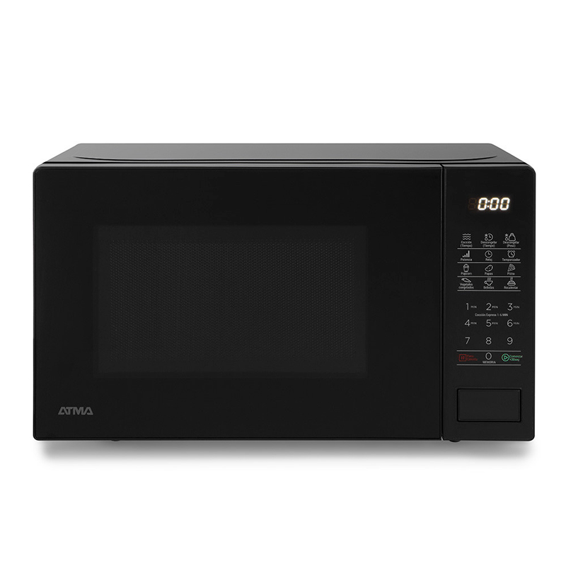 microonda, microondas, digital, digitales, atma, 20 litros, 20, 20l, 20lts, 700w, negro, MATDB20CN.