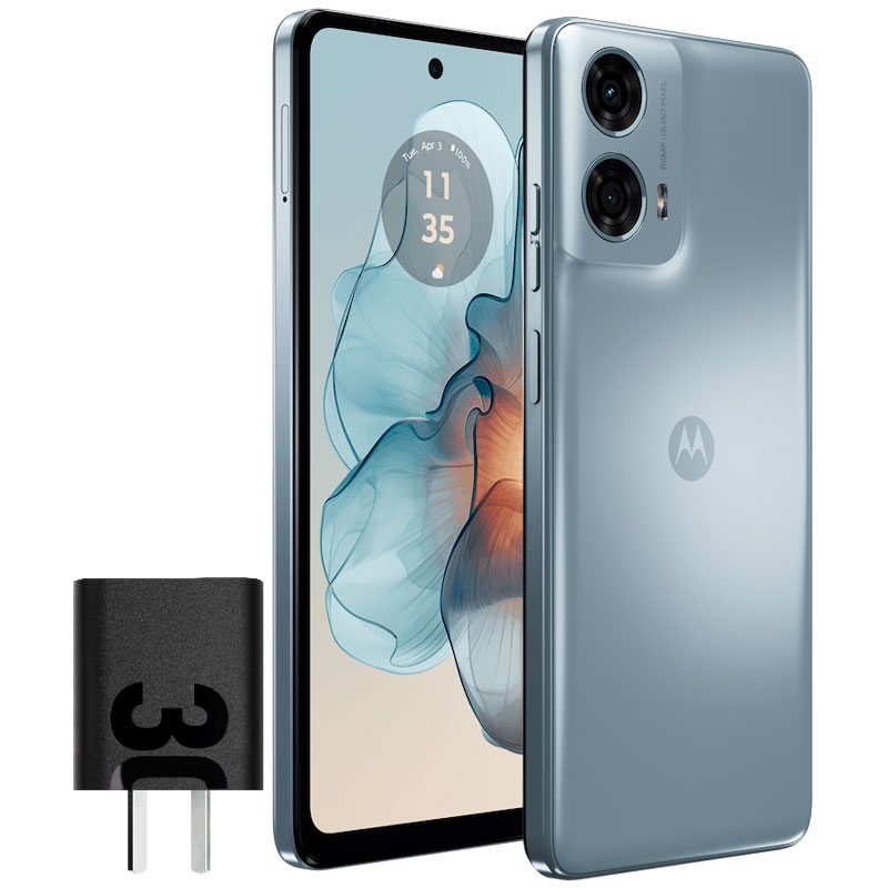 celular, celulares, telefono, telefonos, smartphone, smartphones, moto, motorola, g24, power, 8gb, 128gb, celeste, glacier, blue, glacier blue, XT-2425, XT-2425-CELE.