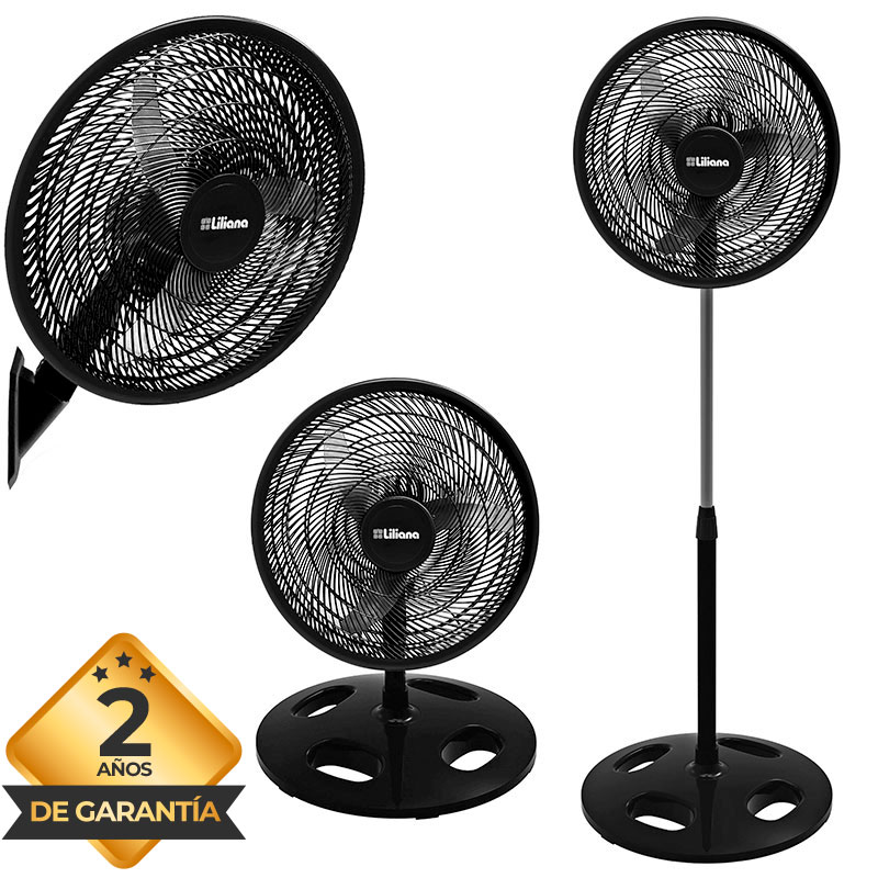 ventilador, ventiladores, de pie, de piso, de pared, turbo, 3 en 1, pie, piso, pared, 20