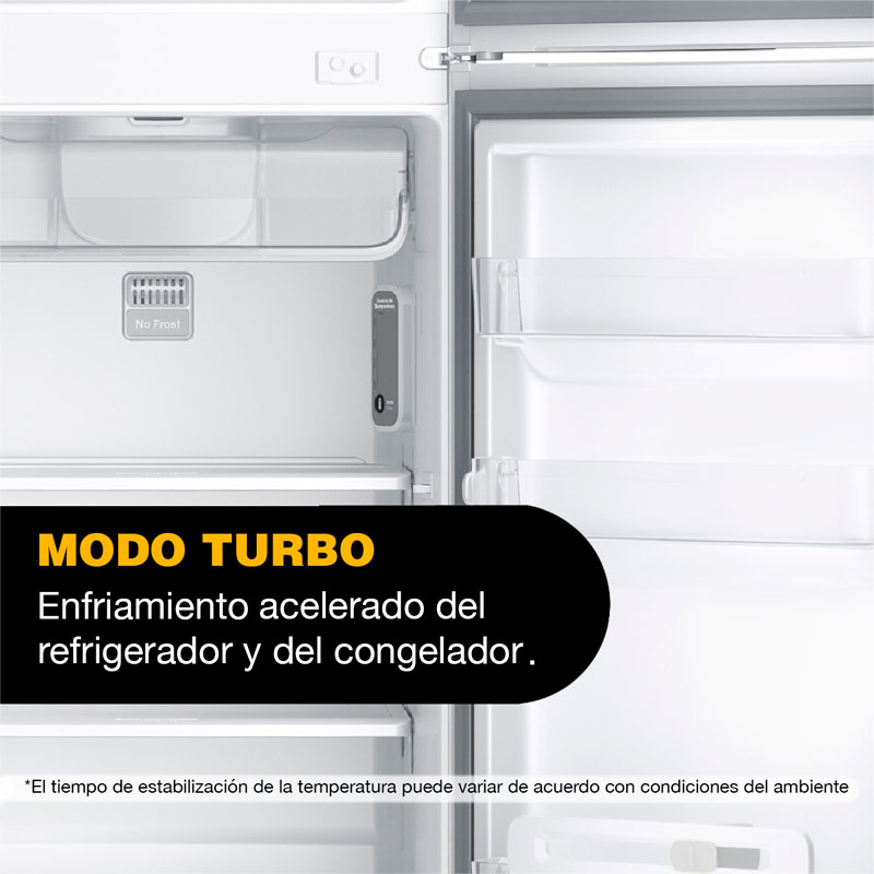 heladera, heladeras, con, freezer, whirlpool, no, frost, no frost, 361 litros, 361l, 361, clase, a, blanca, WRM39CB.