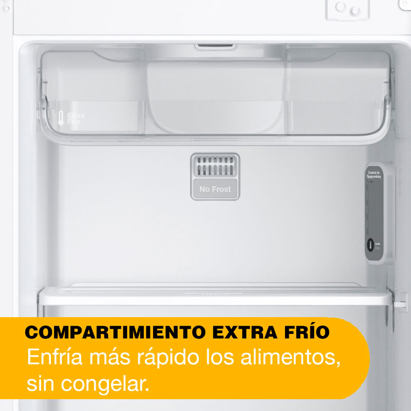 heladera, heladeras, con, freezer, whirlpool, no, frost, no frost, 361 litros, 361l, 361, clase, a, inoxidable, WRM39CK.