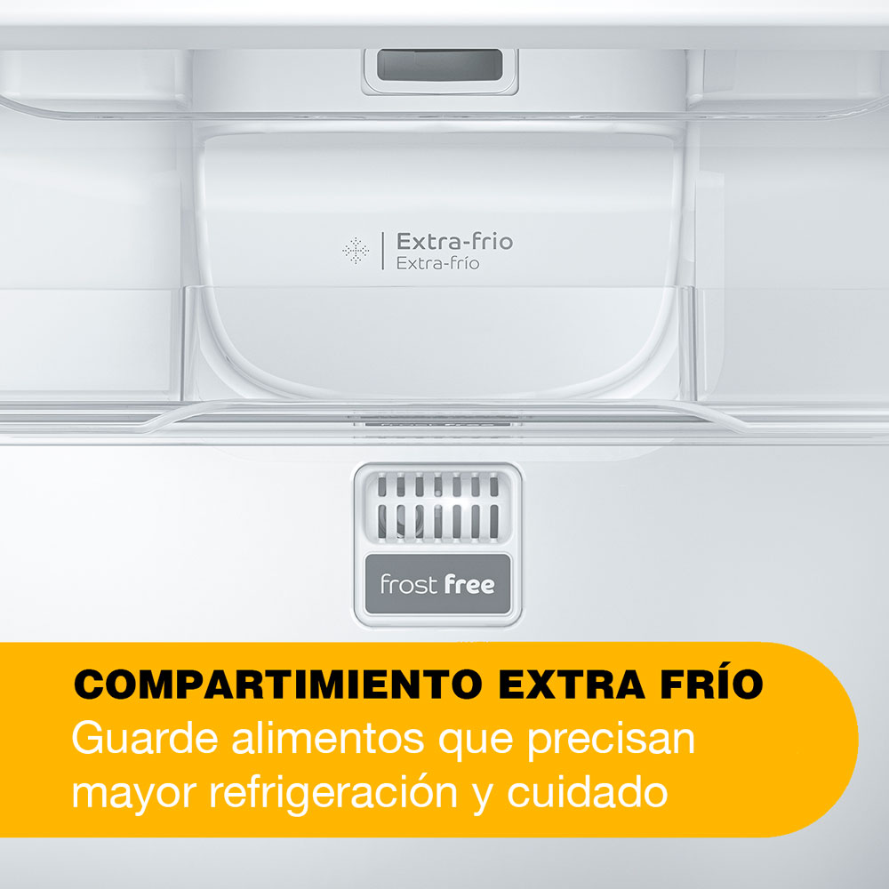 heladera, heladeras, con freezer, inverter, whirlpool, blanca, no frost, evo, 407l, 407, litros, WRM42HB.