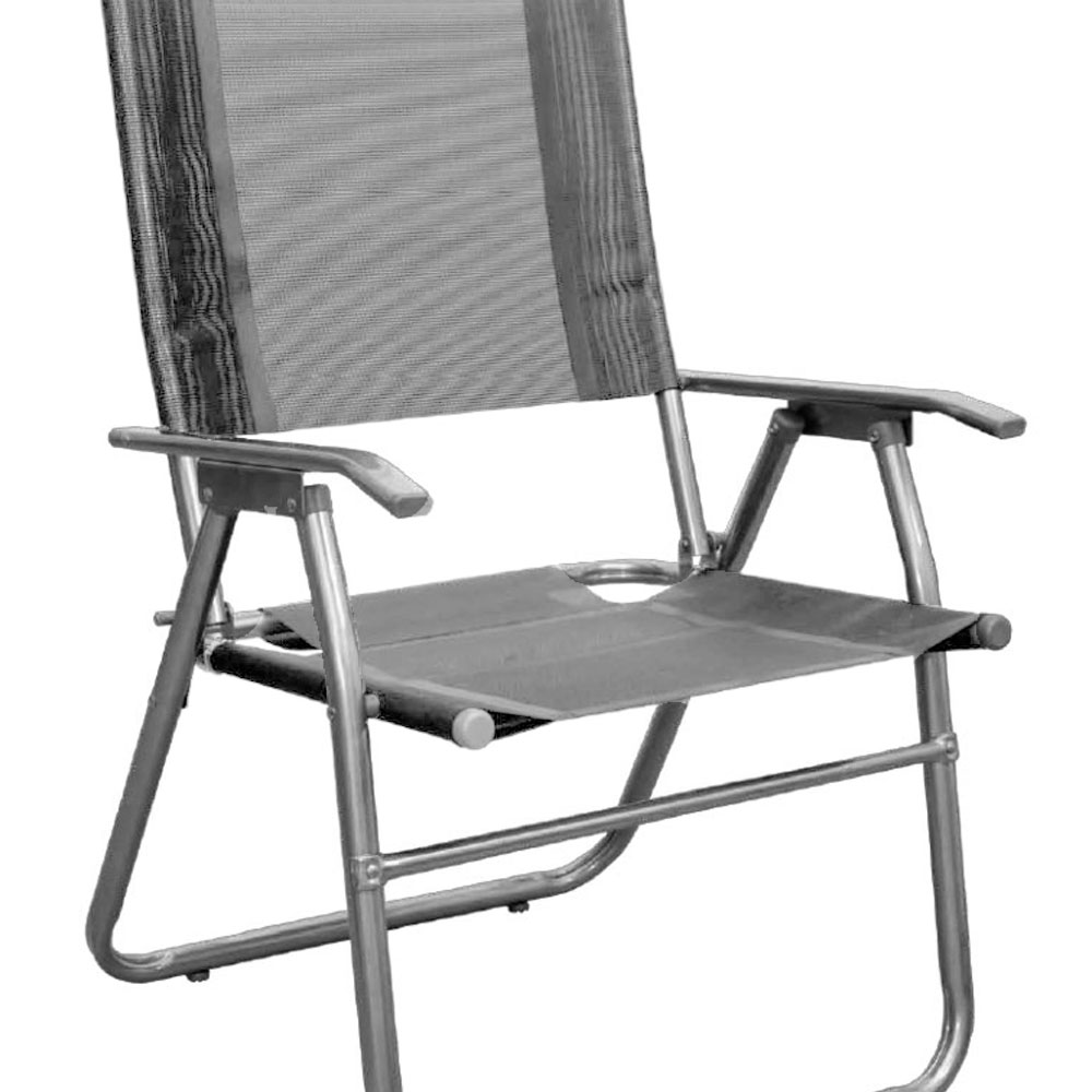 reposera, reposeras, sillon, sillones, de playa, playa, de jardín, para playa, para jardin, descansar, respaldo, alto, coversol, de caño, caño, gris, CA-10009-GRIS, 10009.