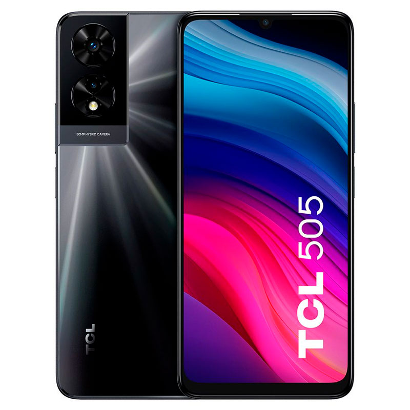 celular, celulares, smartphone, smartphones, tcl, 505, gris, 8gb, ram, 128gb, almacenamiento, camara, 50mpx, 4g, pantalla, 6.6 pulgadas, TCL-505-GRIS.