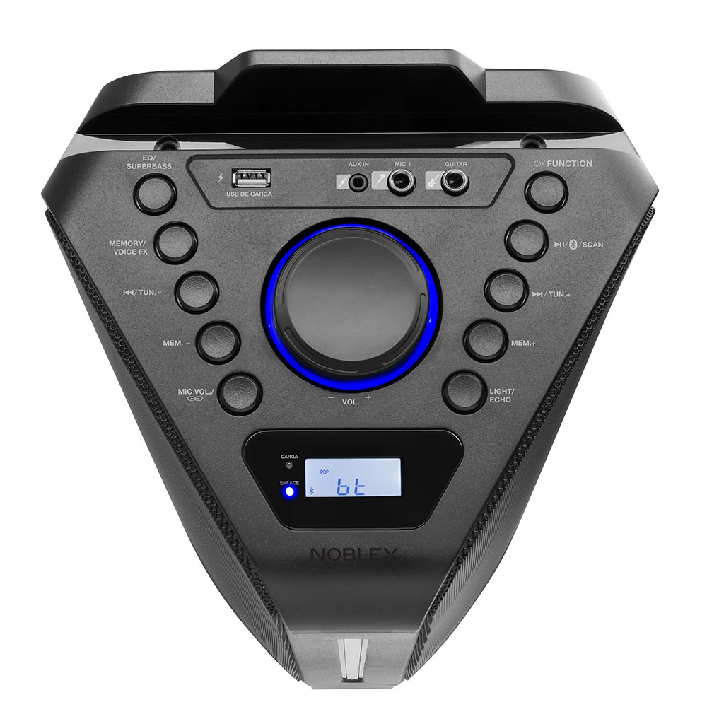 parlante, parlantes, portatil, portatiles, sistema de audio, sistemas de audio, audio, sonido, torre de sonido, torres de sonido, torre, torres, noblex, 4200w, bluetooth, full led, MNT2X.