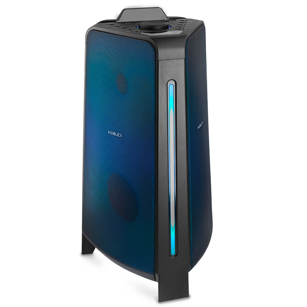 parlante, parlantes, portatil, portatiles, sistema de audio, sistemas de audio, audio, sonido, torre de sonido, torres de sonido, torre, torres, noblex, 4200w, bluetooth, full led, MNT2X.