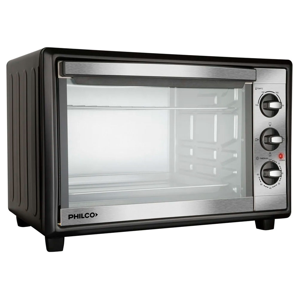 horno, hornos, electrico, electricos, grill, con grill, philco, 17 litros, 17l, 17, silver, gris, plata, negro, HGP1722P.