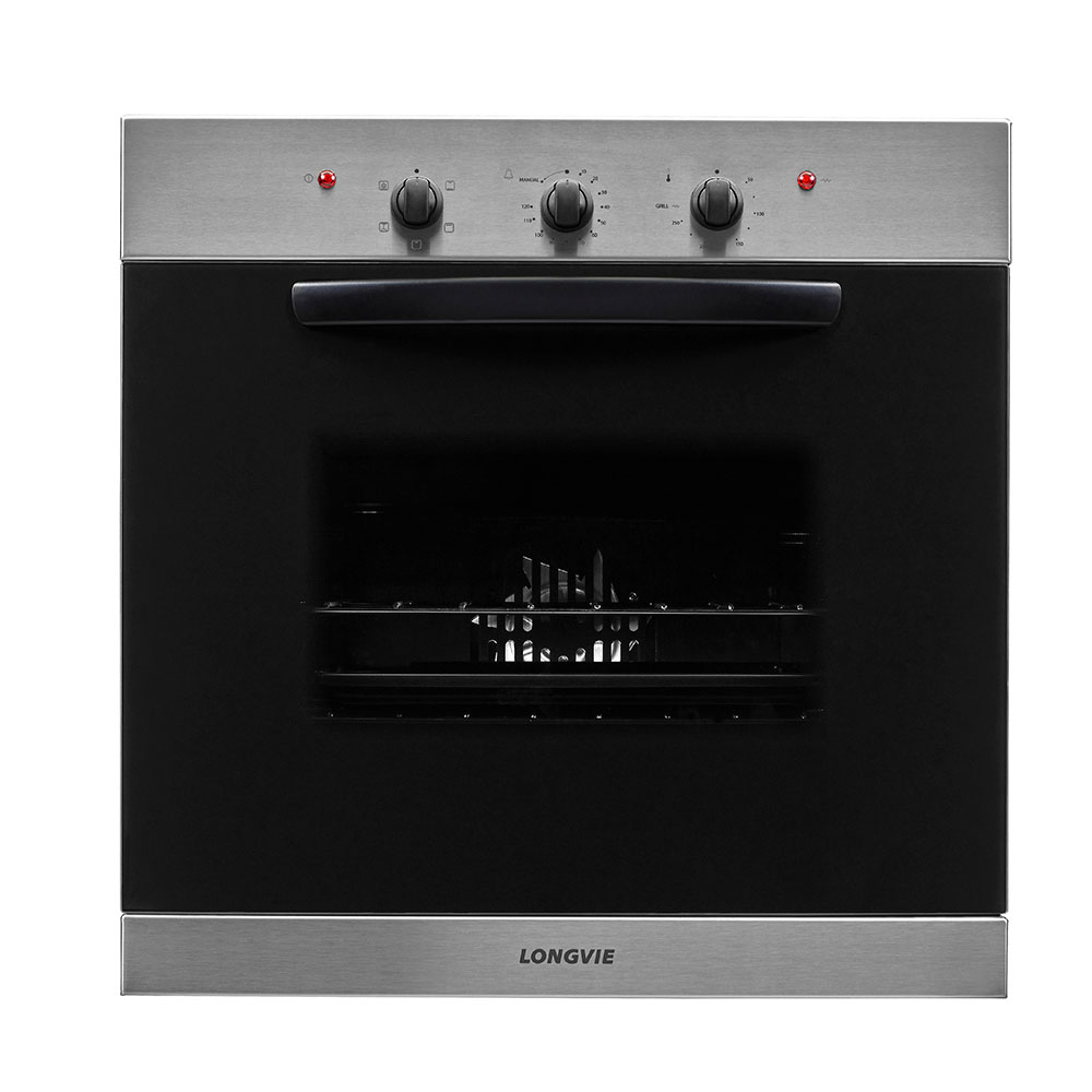 horno, hornos, electrico, electricos, de empotrar, empotrable, empotrables, longvie, acero inoxidable, inoxidable, timer, termostato, grill, 60x60cm, 60x60, 60, 60cm, HE1500X.