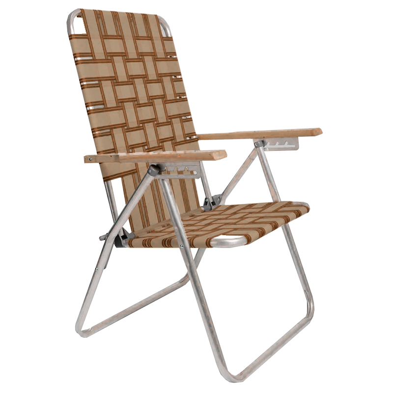 sillón, de aluminio, alto, con cintas, descansar, al-80001-ma, novogar.